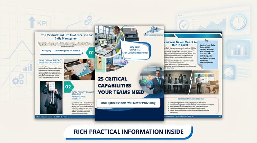 25 Excel Limitations in Lean Daily Management | Digital Guide