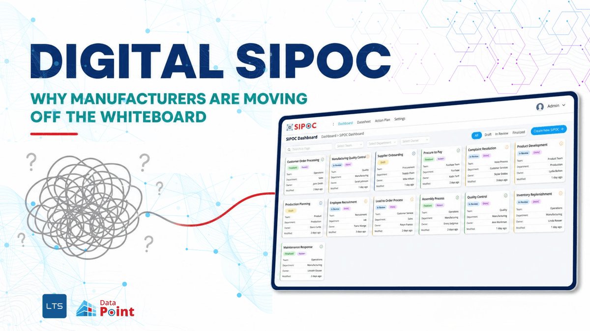 Digital SIPOC: Why Manufacturers Are Moving Off the Whiteboard 