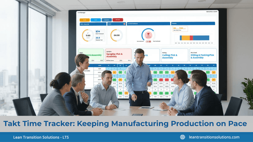 How a Takt Time Tracker Helps Manufacturing Teams Maintain Production Flow 