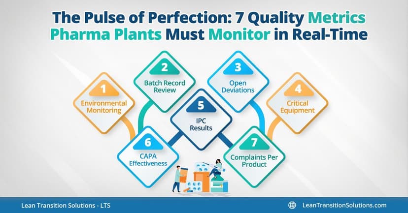 The pulse of perfection: 7 Quality metrics Pharma plants must monitor in real-time