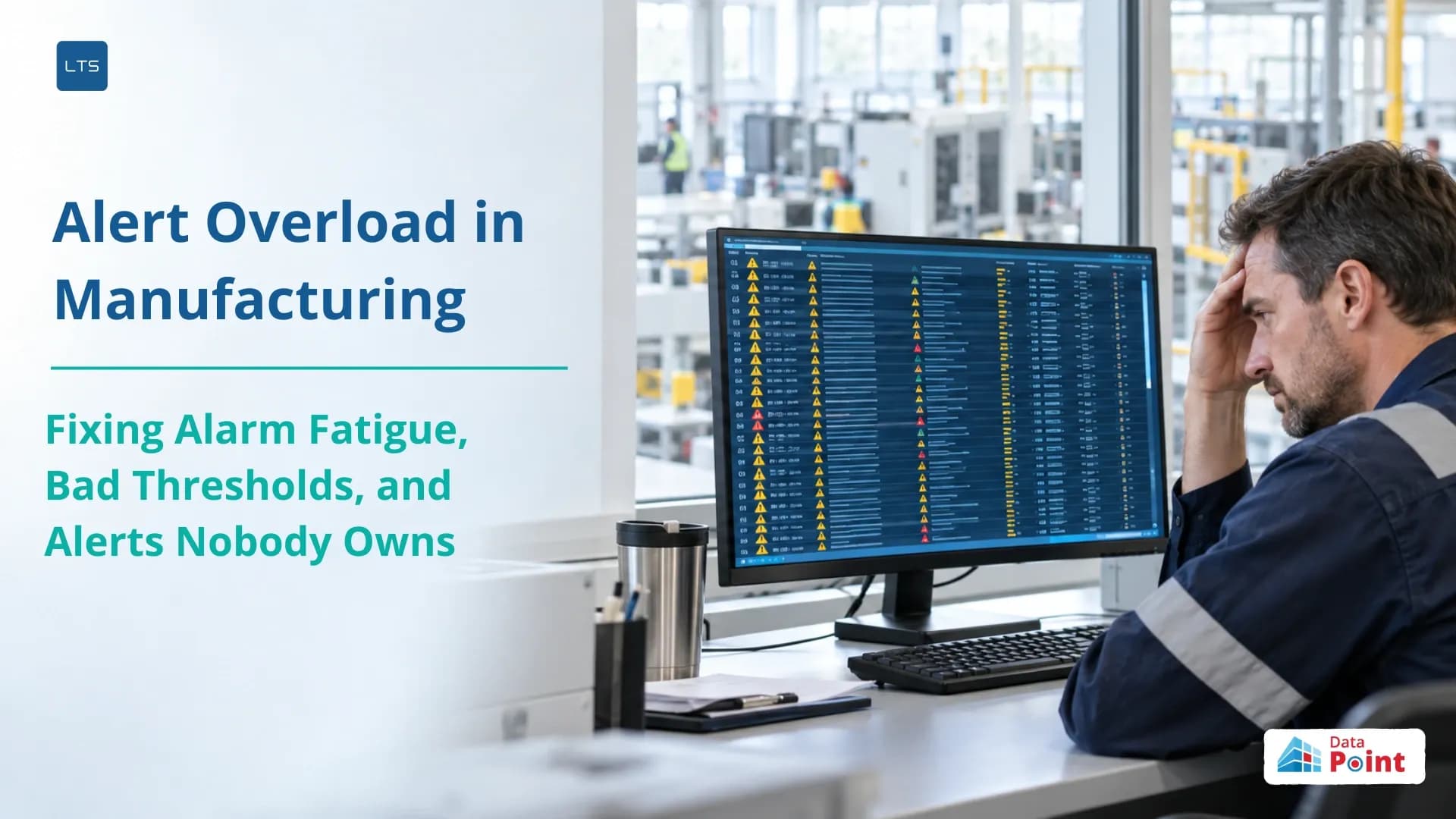 Alert Overload in Manufacturing: Fixing Alarm Fatigue, Bad Thresholds, and Alerts Nobody Owns