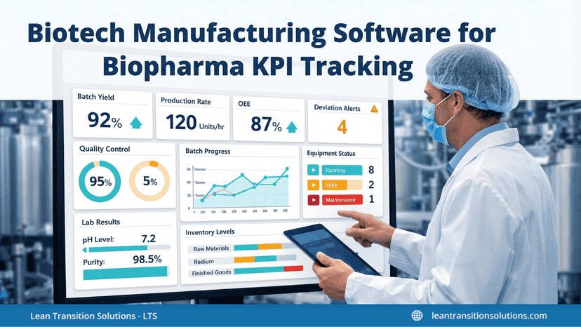 Biotech Manufacturing Software: Powering precision in Biopharma KPIs