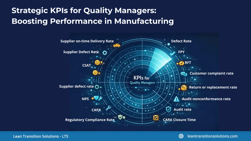 Strategic KPIs for Quality Managers: Boosting Performance in Manufacturing