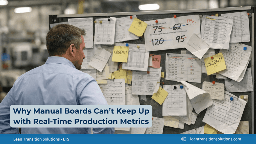 Why Manual Boards Can’t Keep Up with Real-Time Production Metrics